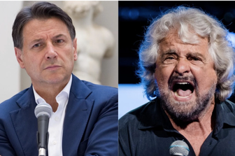 Giuseppe Conte e Beppe Grillo