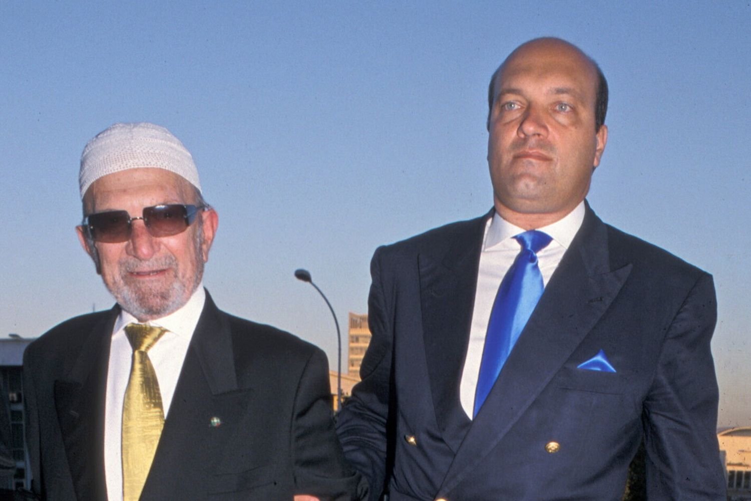 Amedeo Matacena (a destra) con il padre Amedeo senior