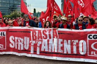 Manifestazione Flai Cgil a Bruxelles