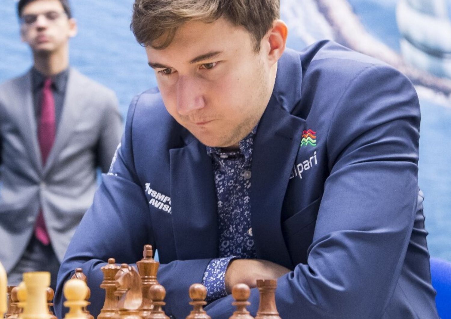 Karjakin, giocatore russo che appoggia le azioni di Putin