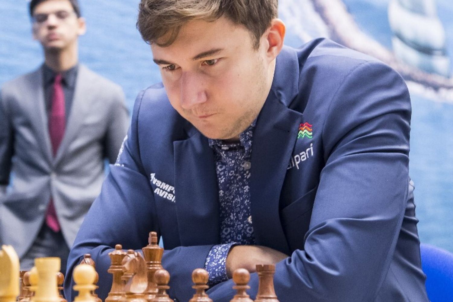Karjakin, giocatore russo che appoggia le azioni di Putin
