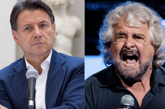 Giuseppe Conte e Beppe Grillo