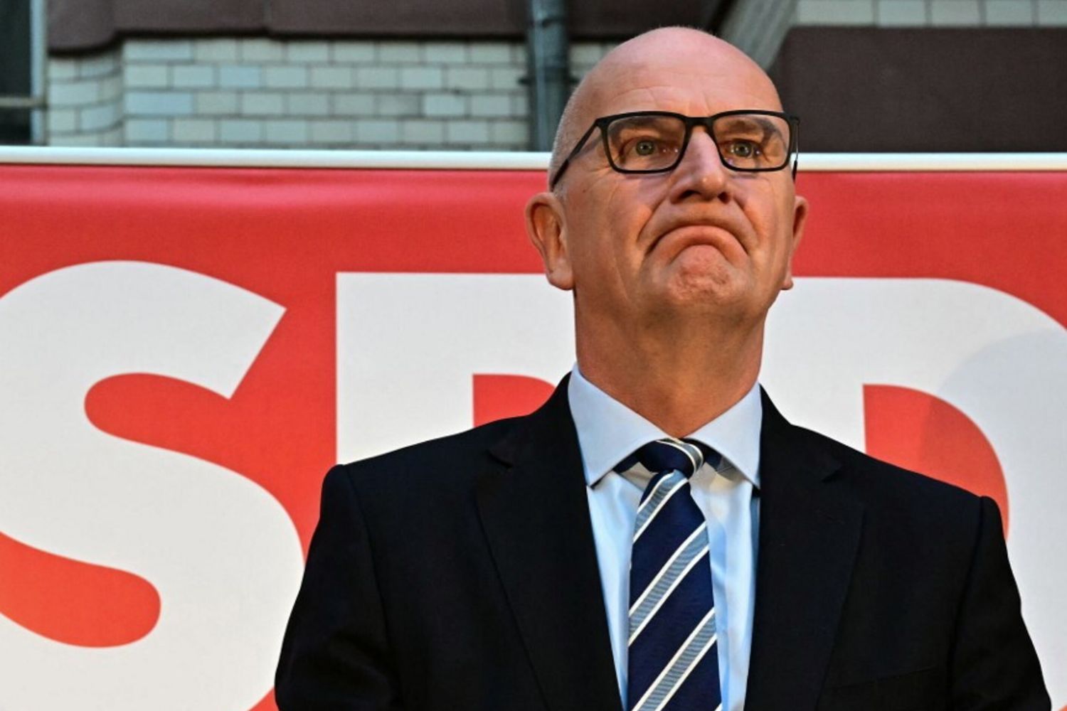 Il primo ministro del Land Brandeburghese e principale candidato dell'SPD alle elezioni regionali del Brandeburgo Dietmar Woidke,