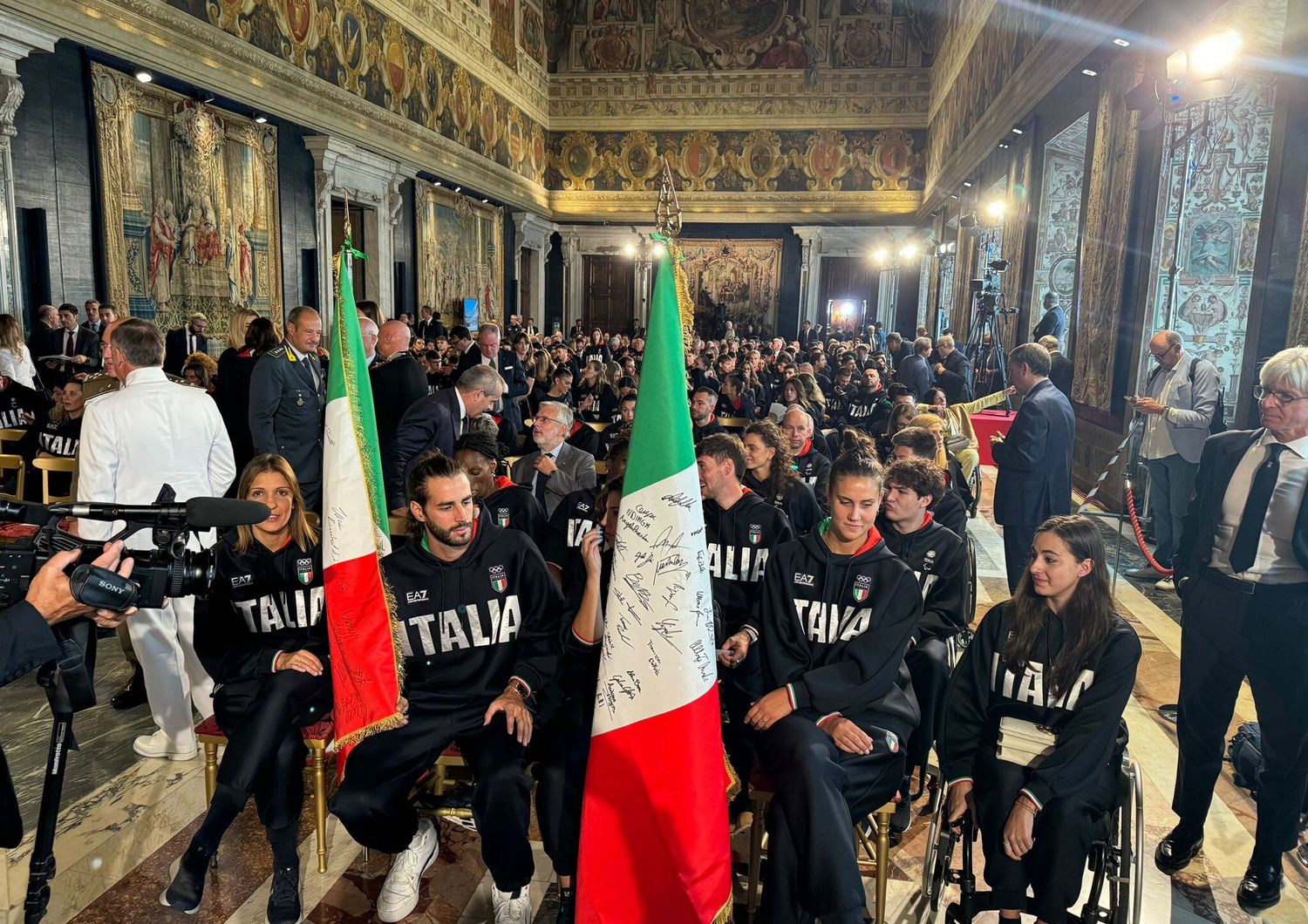 Atleti olimpici e paralimpici al Quirinale