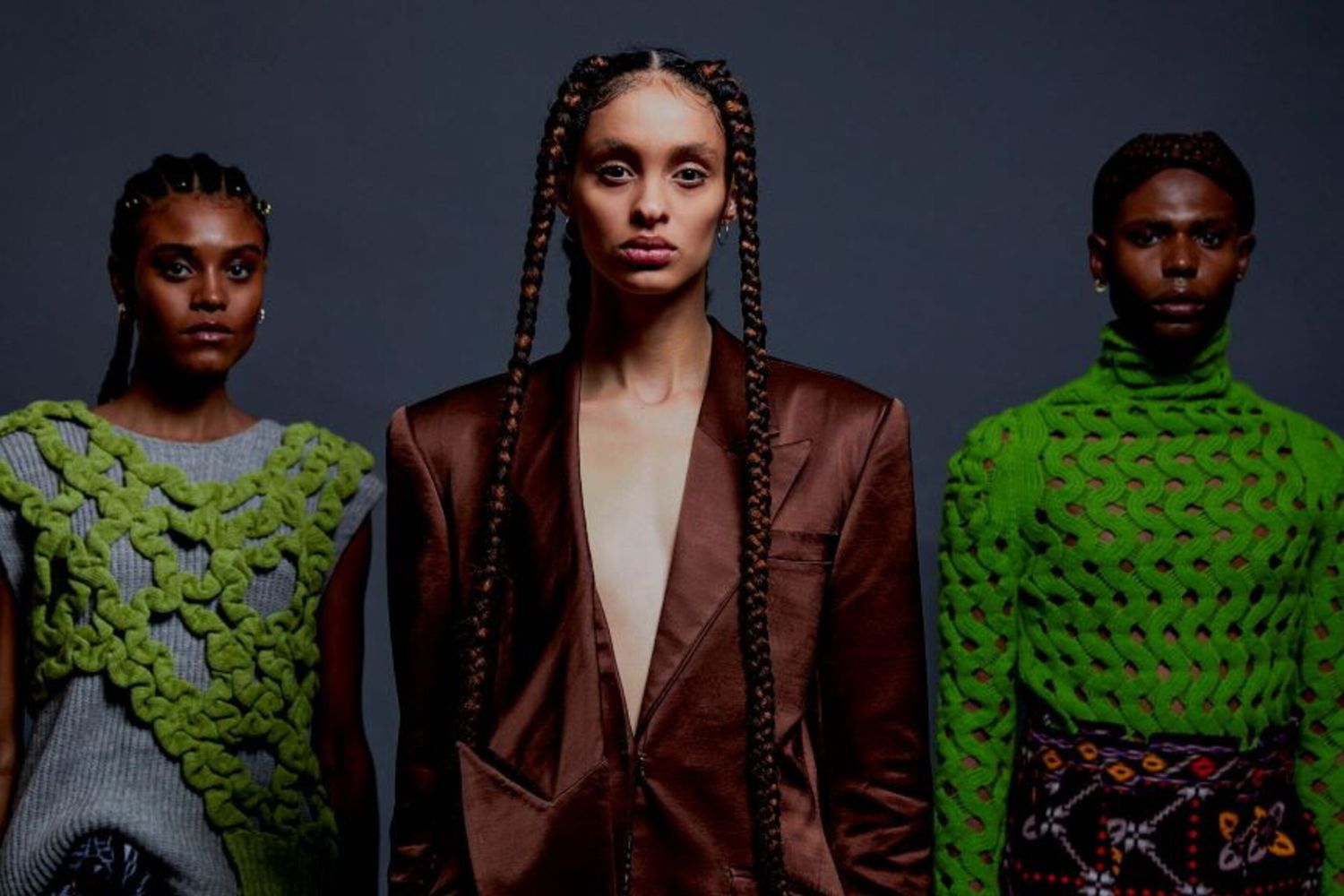 Modèles et créations  de stylistes Afro à la AFWM Milan (édition février 2023)