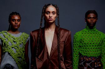 Modèles et créations  de stylistes Afro à la AFWM Milan (édition février 2023)