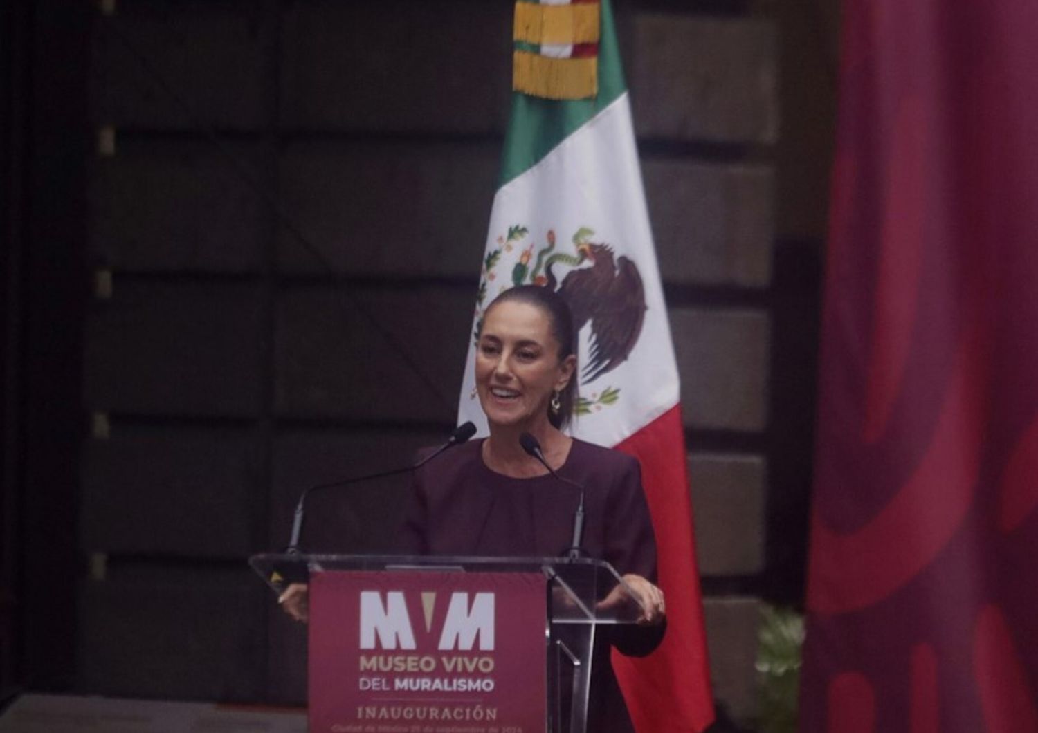 La presidente messicana Claudia Sheinbaum