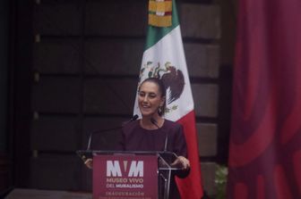 La presidente messicana Claudia Sheinbaum