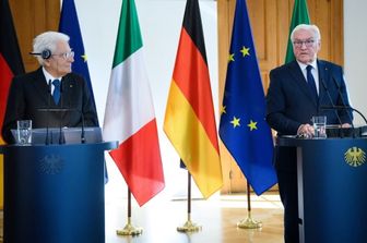 Sergio Mattarella e Frank Walter Steinmeier