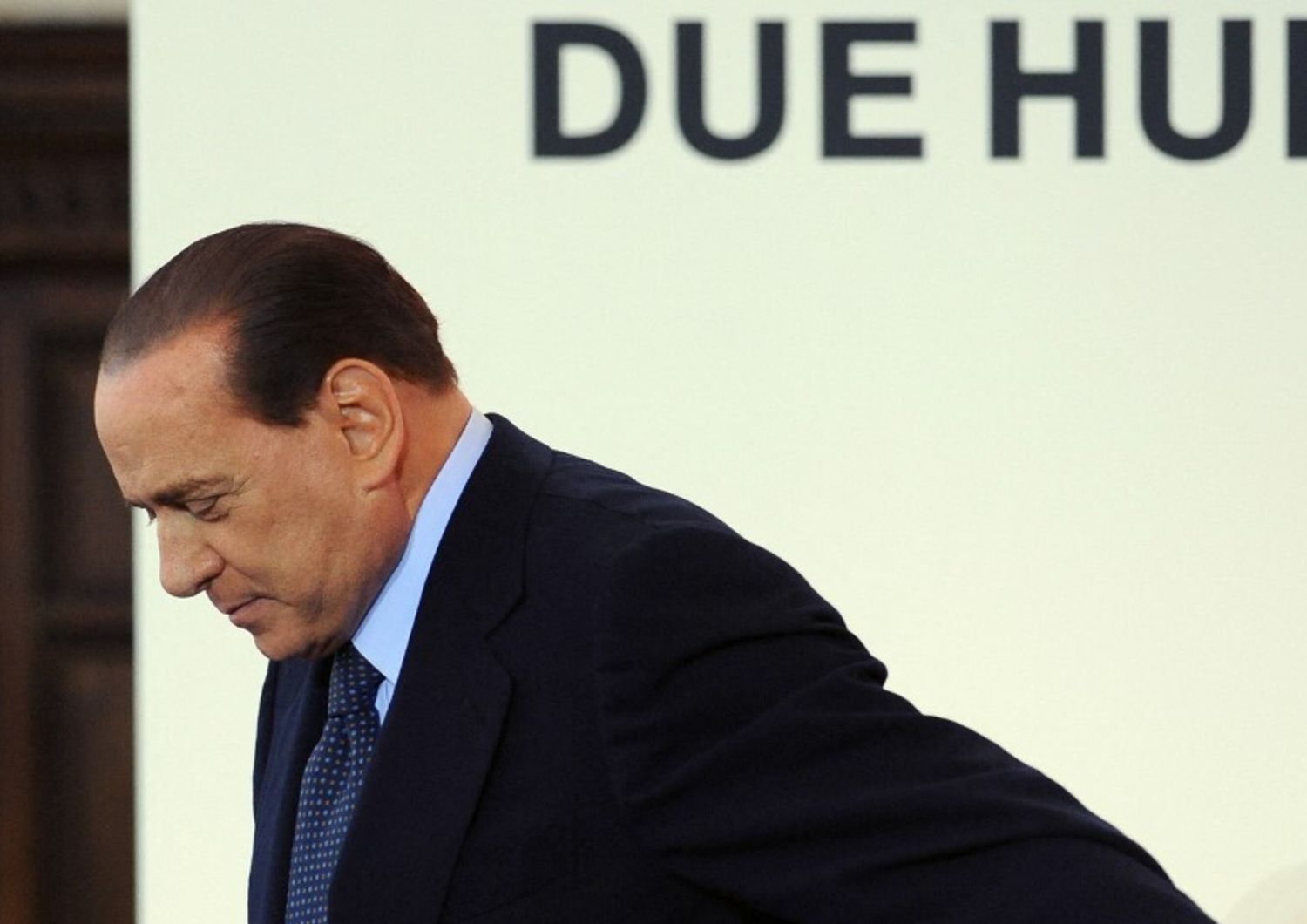 Silvio Berlusconi ad un incontro sui nuovi hub di Fiumicino e Malpensa