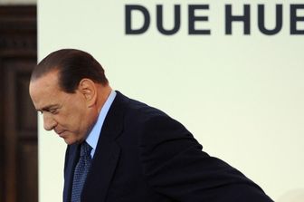 Silvio Berlusconi ad un incontro sui nuovi hub di Fiumicino e Malpensa