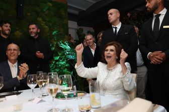 compleanno sophia loren 90 anni palazzo naiadi