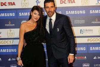 gigi buffon e ilaria damico sposi in lucchesia