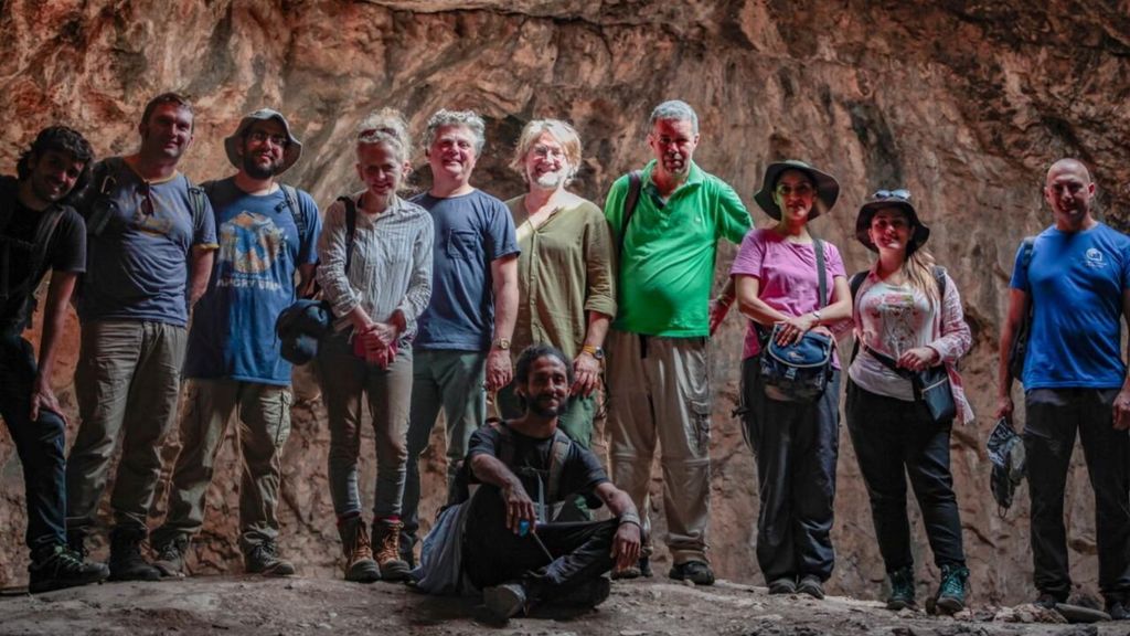 Team del Consiglio nazionale della ricerca italiano (CNR-Ispc) sul sito di Oued Beht