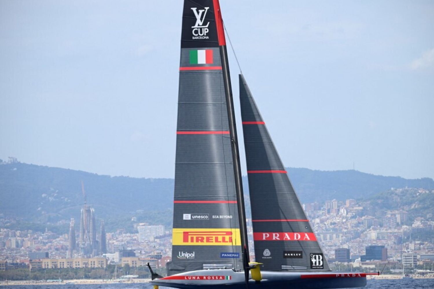 L'imbarcazione di Luna Rossa