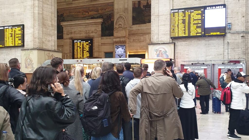 Disagi alla stazione di Milano