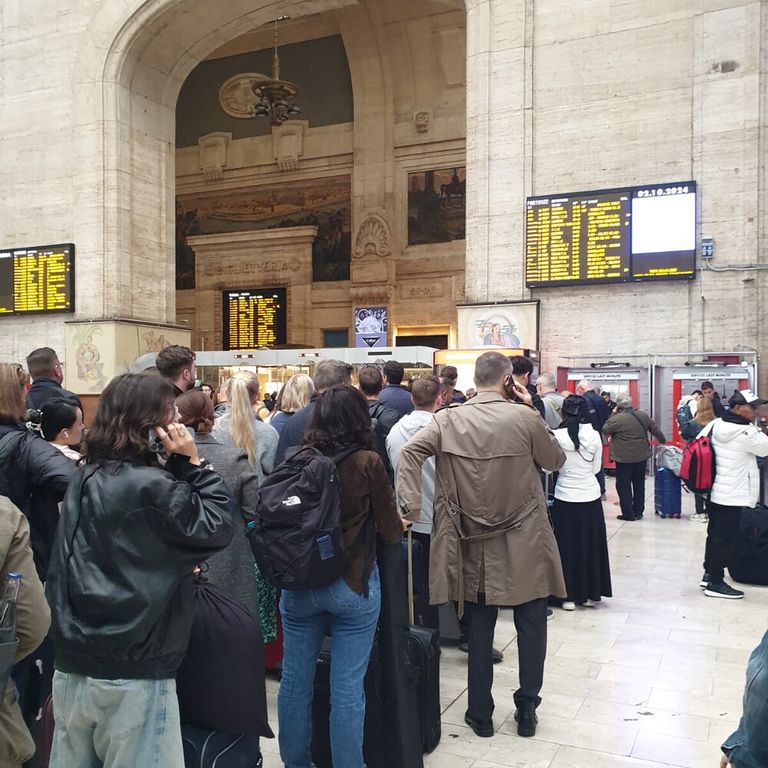 Disagi alla stazione di Milano