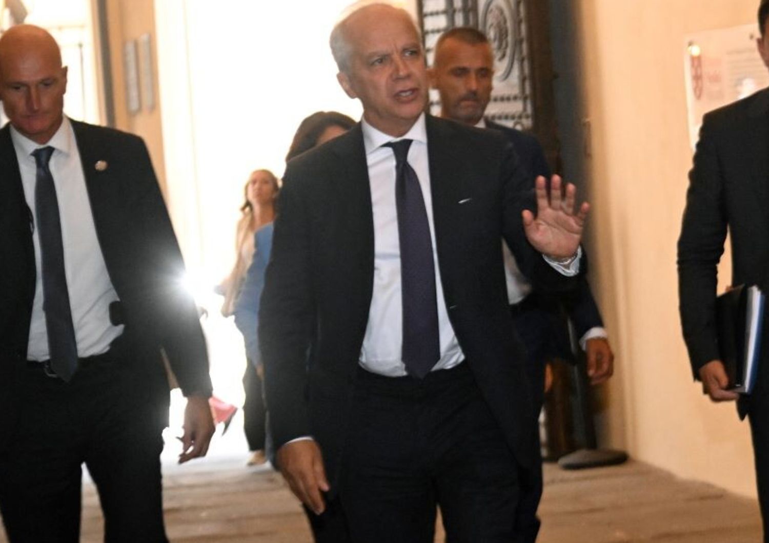 Le ministre italien de l'Intérieur Matteo Piantedosi