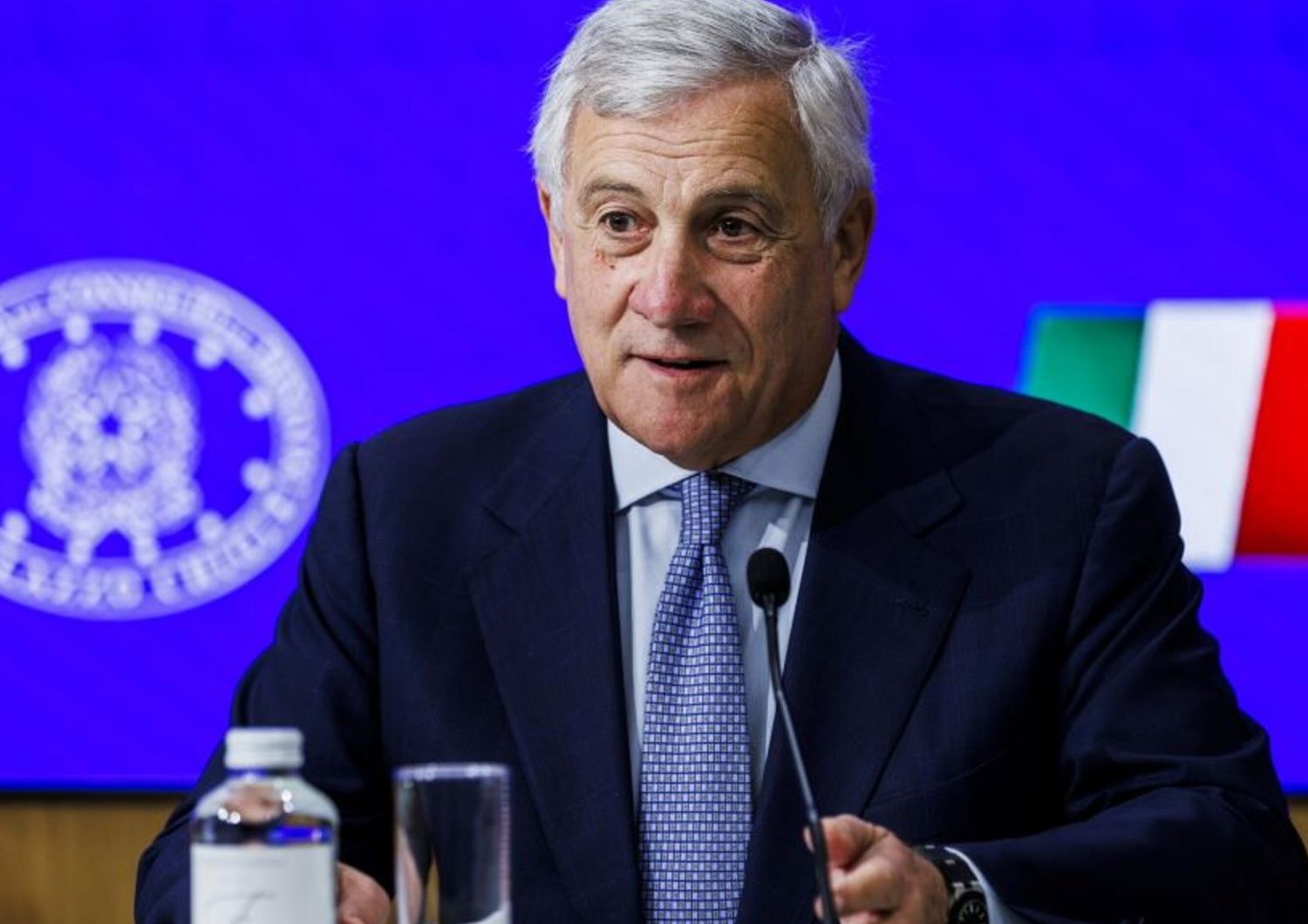 Il ministro degli Esteri Antonio Tajani