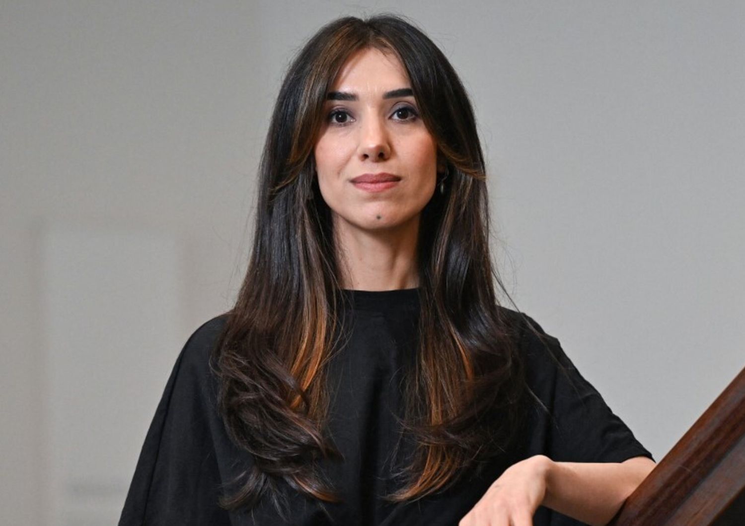 l premio Nobel per la pace Nadia Murad,sopravvissuta al genocidio perpetrato dall'IS contro gli yazidi nel 2014