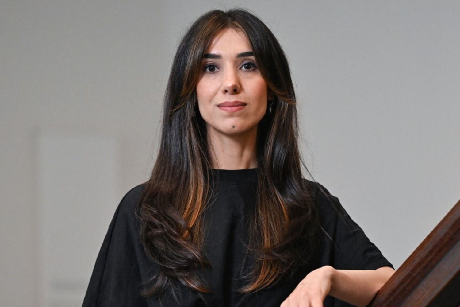l premio Nobel per la pace Nadia Murad,sopravvissuta al genocidio perpetrato dall'IS contro gli yazidi nel 2014