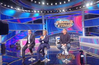 Da sinistra, Marco Tombolini, Flavio Insinna e Andrea Salerno