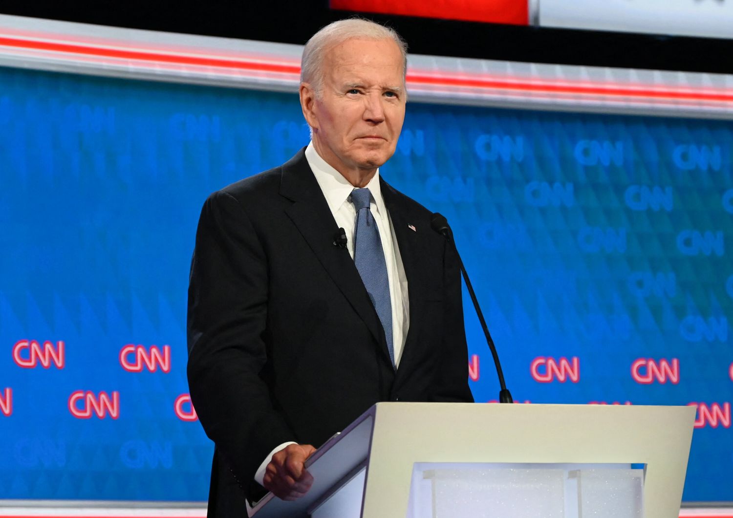 Joe Biden nel confronto tv con Trump