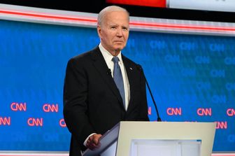 Joe Biden nel confronto tv con Trump