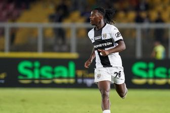Coulibaly del Parma, espulso dopo 52 minuti di gioco