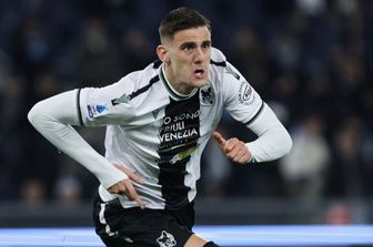 Lorenzo Lucca, attaccante dell'Udinese