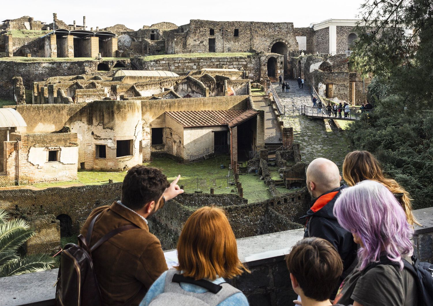 Turisti a Pompei