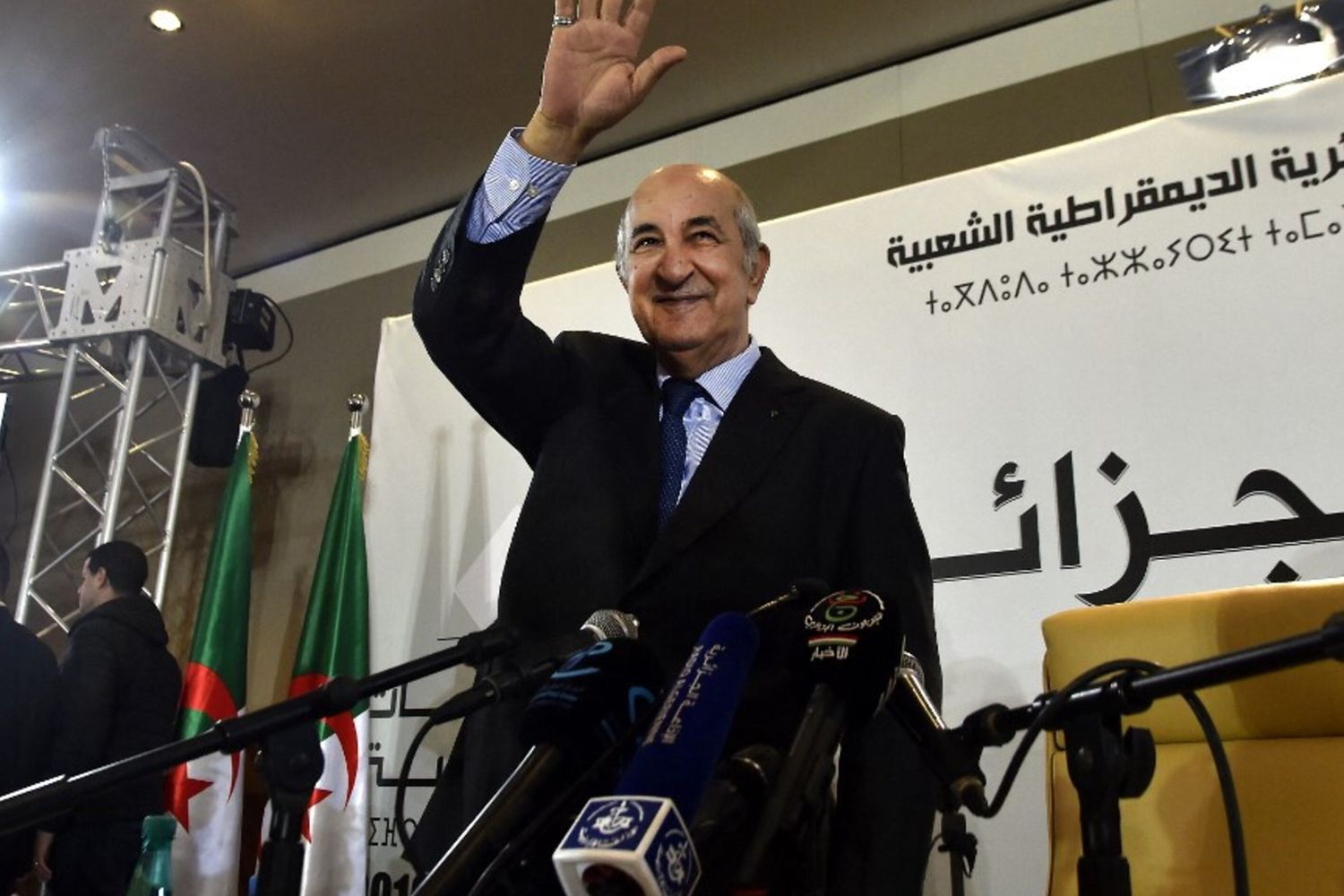 Il presidente algerino Abdelmadjid  Tebboune
