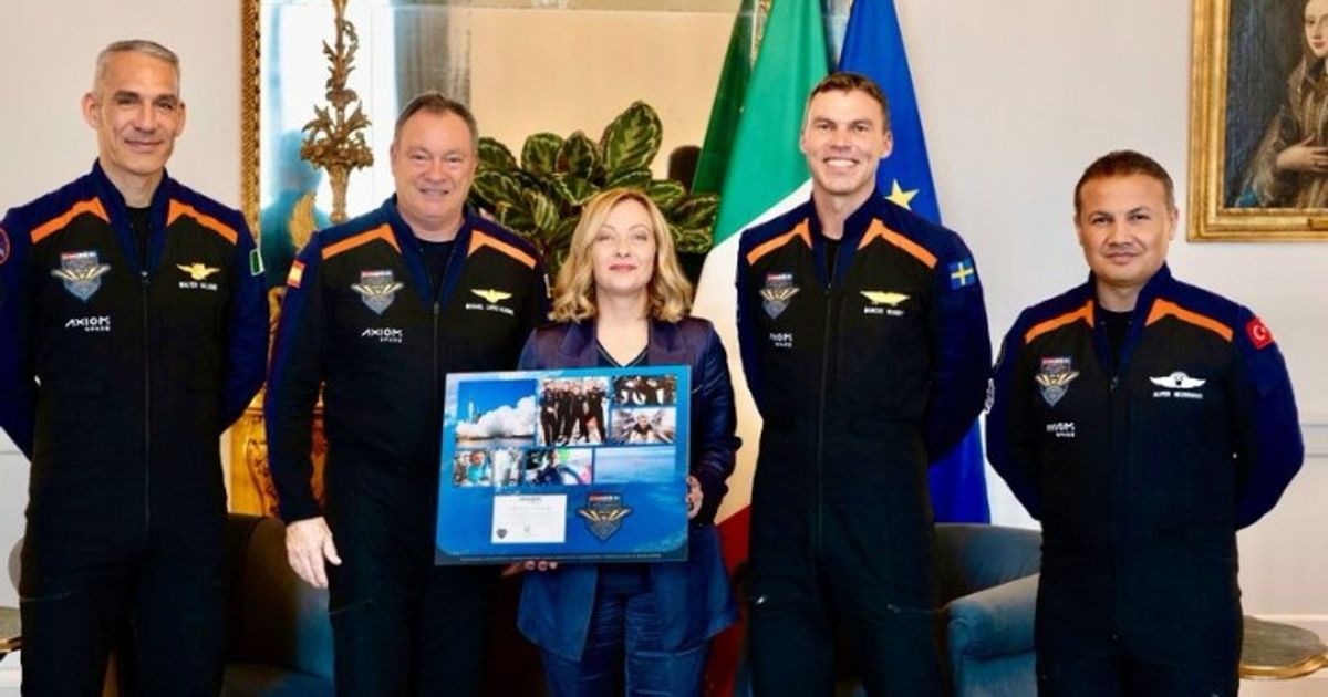 Meloni riceve gli astronauti Ax 3: "Lo spazio è un settore strategico"