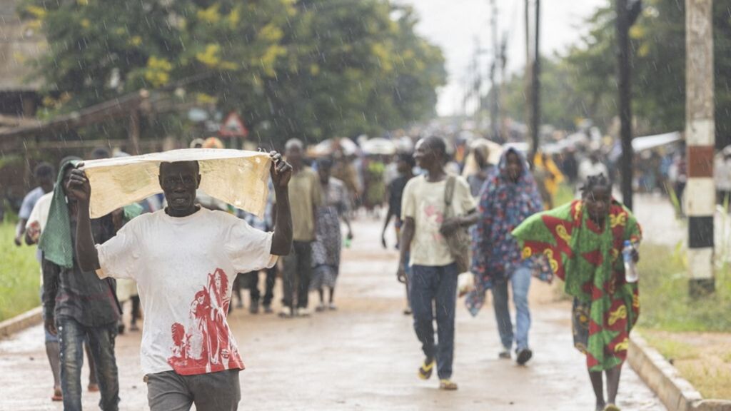 Des personnes déplacées de la province de Cabo Delgado