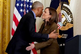 Barack Obama e Kamala Harris