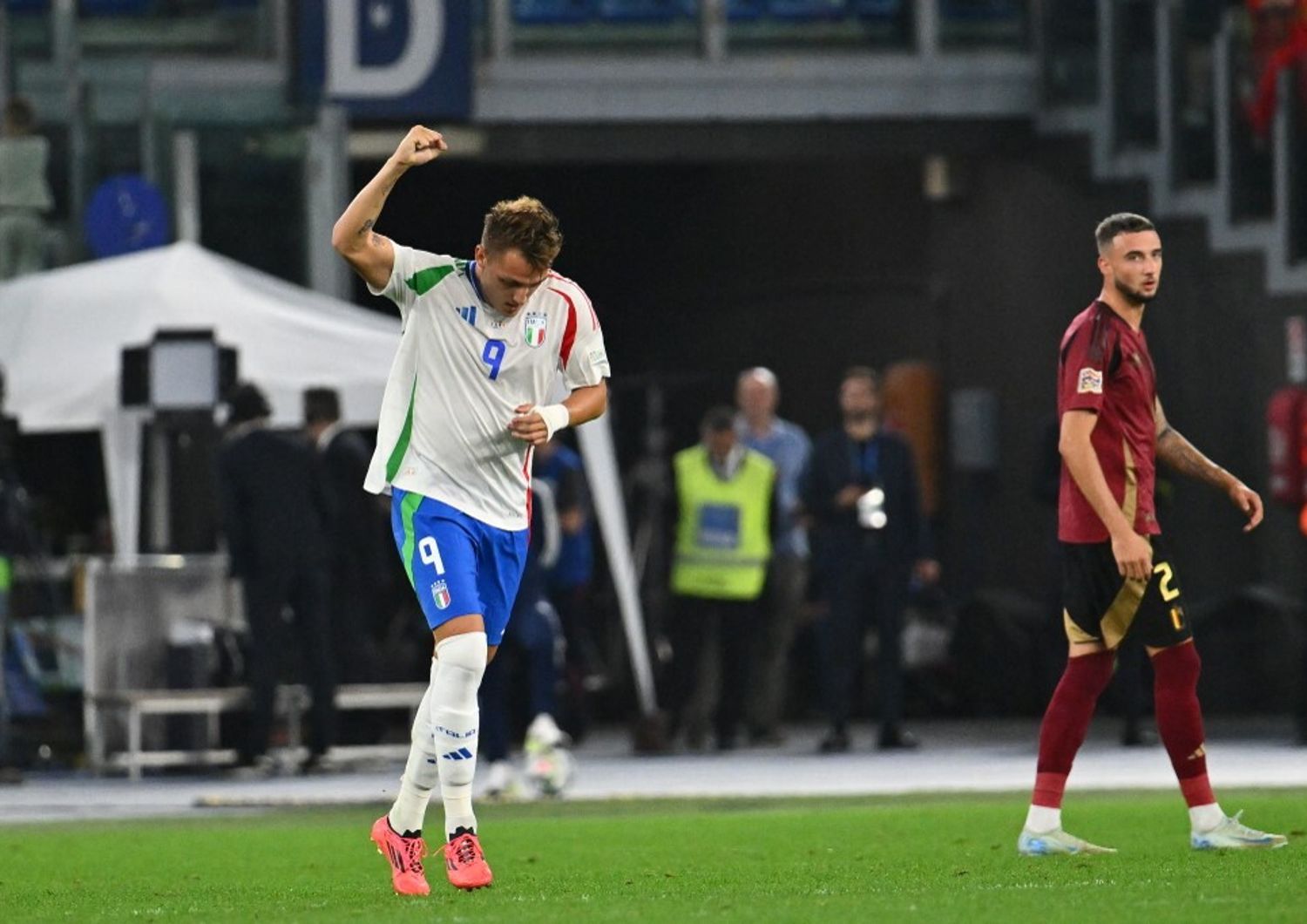 nations league italia belgio gol