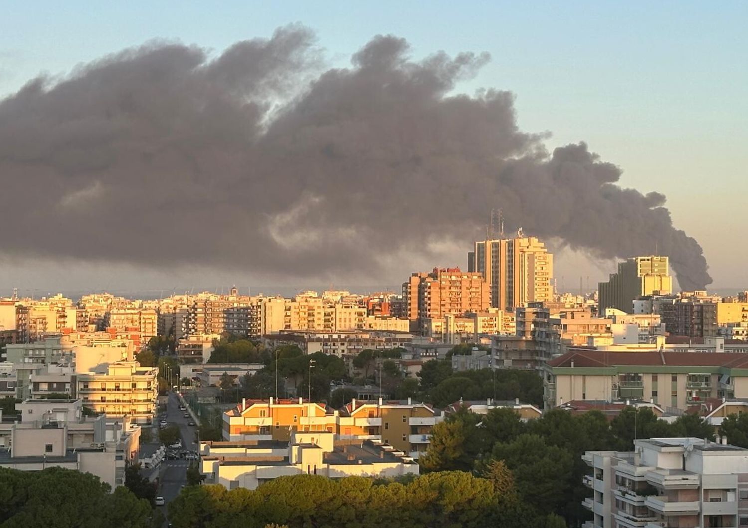 incendio Taranto