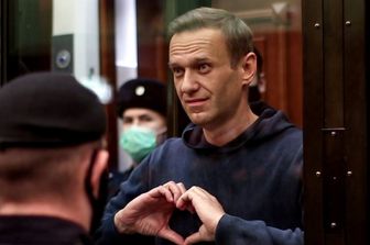 &nbsp;Alexei Navalny in tribunale a Mosca