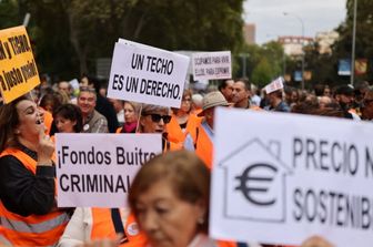 madrid manifestazione per la casa contro bb