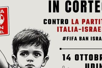 Udine blindata per la manifestazione Pro-Pal prima della partita Italia - Israele. Scritte contro Comune e Regione