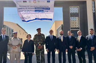 Inaugurazione del nuovo centro di formazione per guardie di frontiera libiche