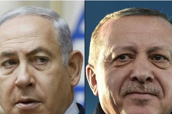 Il premier israeliano Benjamin Netanyahu e il presidente turco Recep Tayyip Erdogan