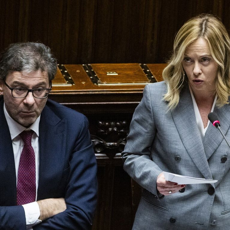 Giorgetti e Meloni