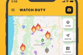 incredibile successo app watch duty segnala incendi boschivi