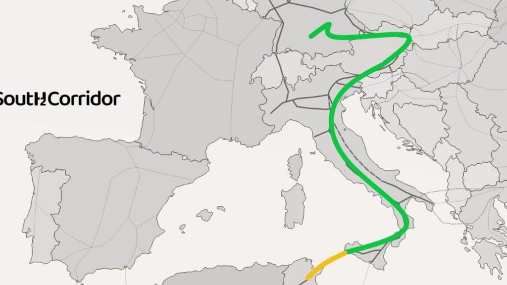 Il Corridoio SoutH2 - mappa del progetto