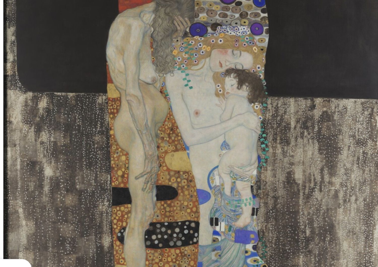 Arte Le tre eta Klimt oro platino argento