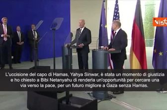 Biden: "Morte Sinwar omento di giustizia e opportunità per ricerca pace"