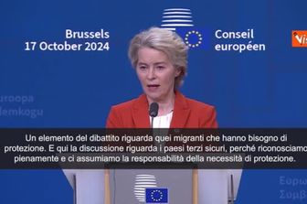 Migranti, von der Leyen: Protezione richiedenti asilo e rimpatri anche da Paesi terzi