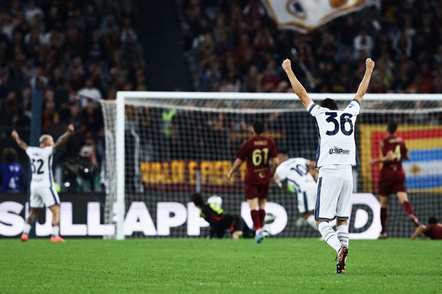 Ll'Inter batte la Roma 1-0 all'Olimpico, decisivo Lautaro