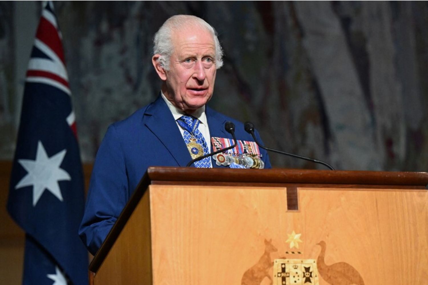 Re Carlo in visita in Australia